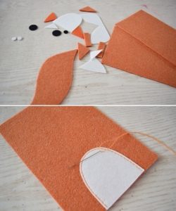 Cách làm túi xách bằng vải dạ mini cho dế yêu như sau: