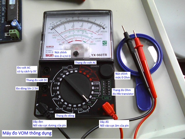 Ưu điểm và nhược điểm của đồng hồ đo điện đa năng